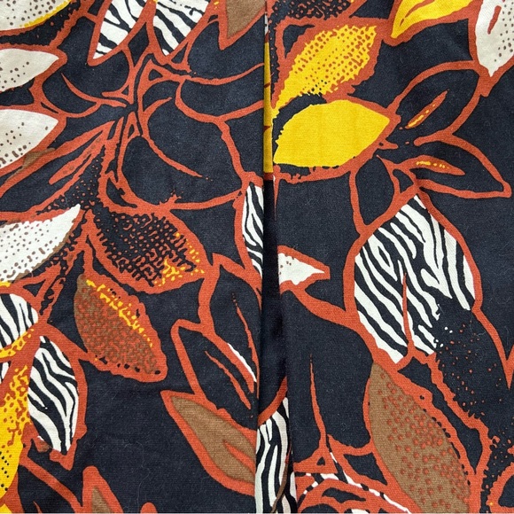 RUBY RD Leaf Print Cropped Jacket | 4P | Yellow Multi | Retro Safari Style - Picture 10 of 14